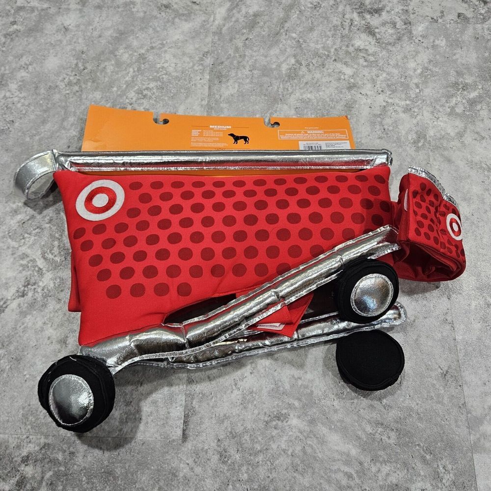 2024 HYDE & EEK TARGET SHOPPING CART PET COSTUME MEDIUM SIZE *NEW* - Picture 6 of 9